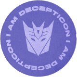 Auction sticker IAMDECEPTICON